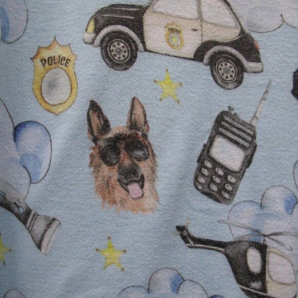 Posh Peanut Hero Law Enforcement K9 Dog Pajamas Two Piece 12 - Picture 2 of 10